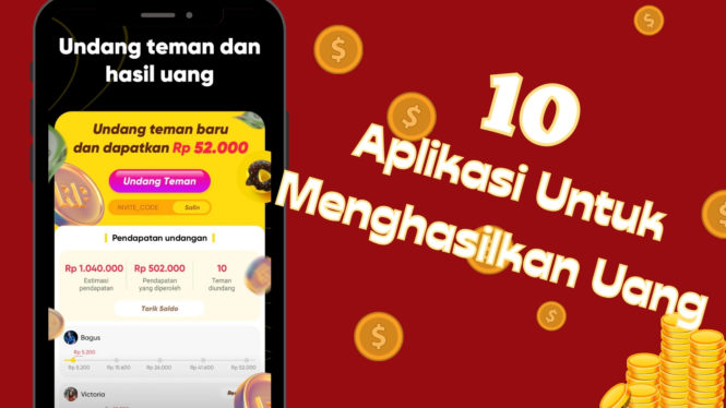 10 aplikasi menghasilkan uang yang aman