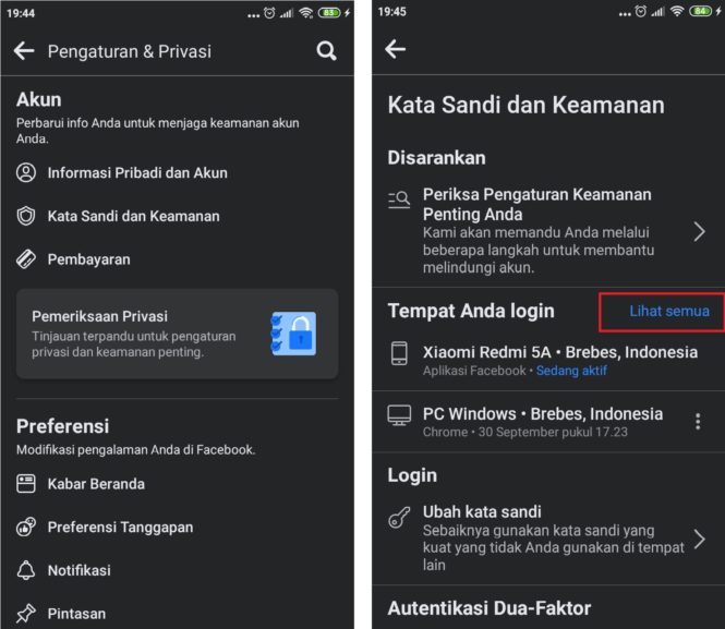 Cara Melihat Akun FB Dibajak Orang