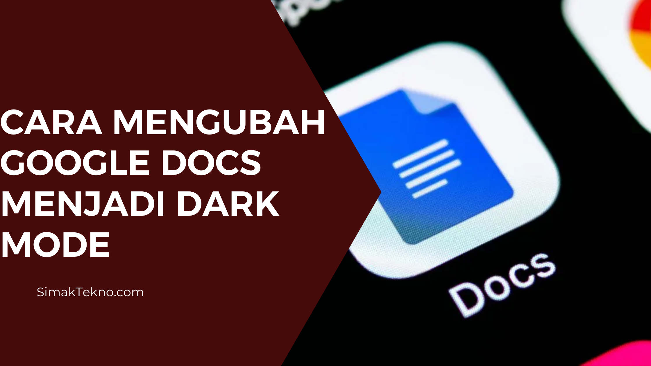 Cara Mengubah Dark Mode Google Docs