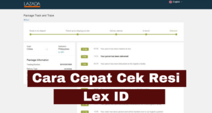 Cek Resi Lex ID Terbaru