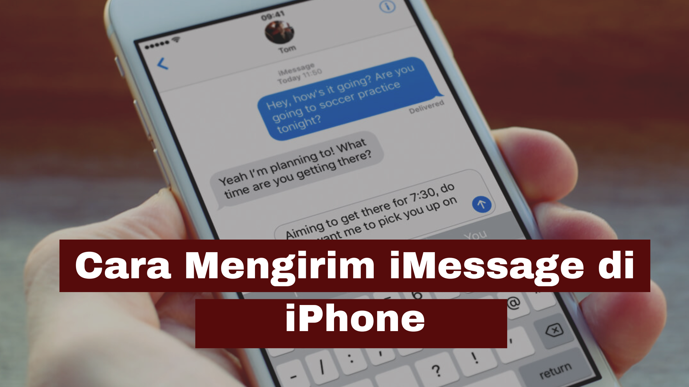 Cara Mengirim iMessage di iPhone