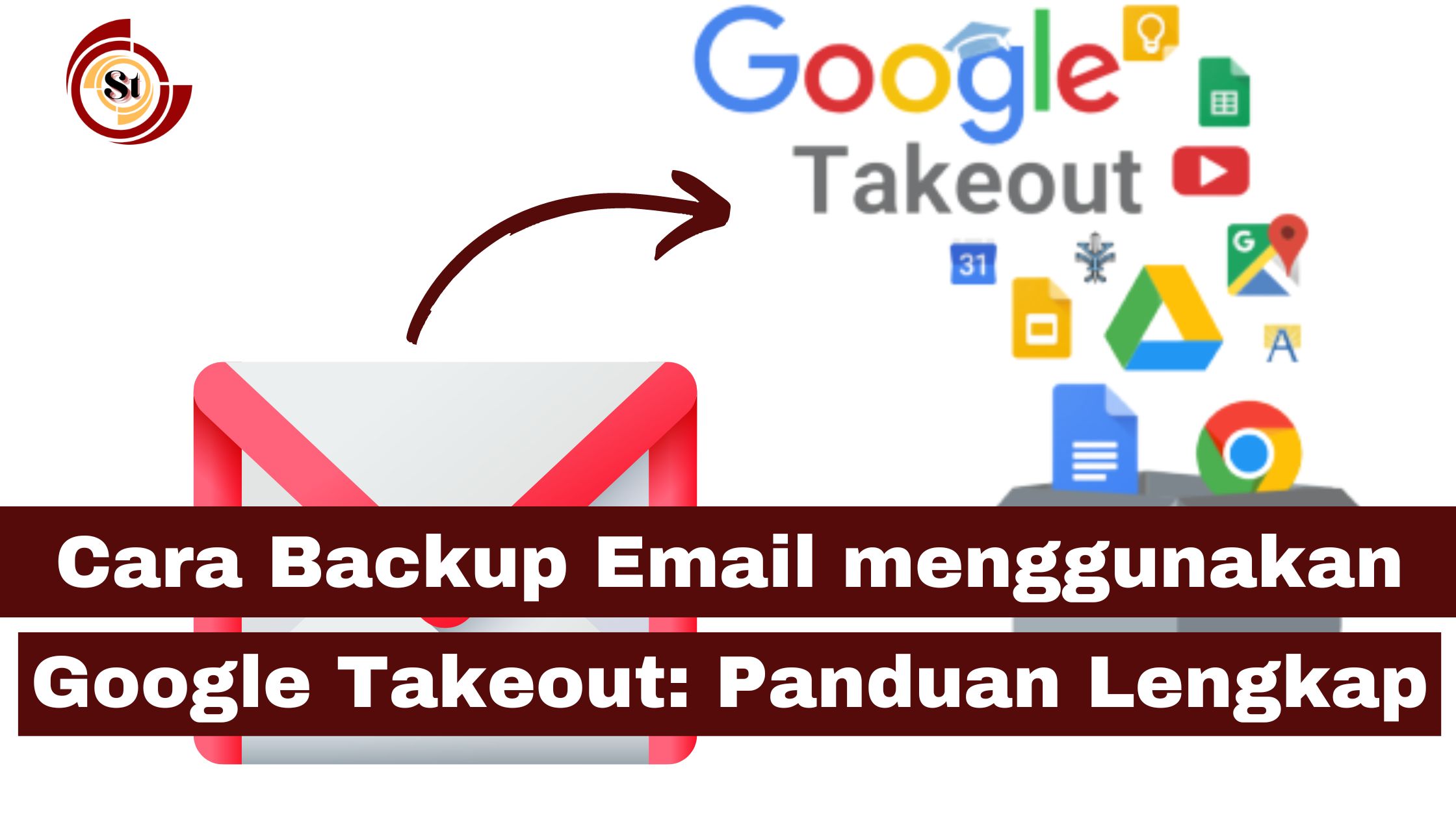 Cara Backup Email menggunakan Google Takeout