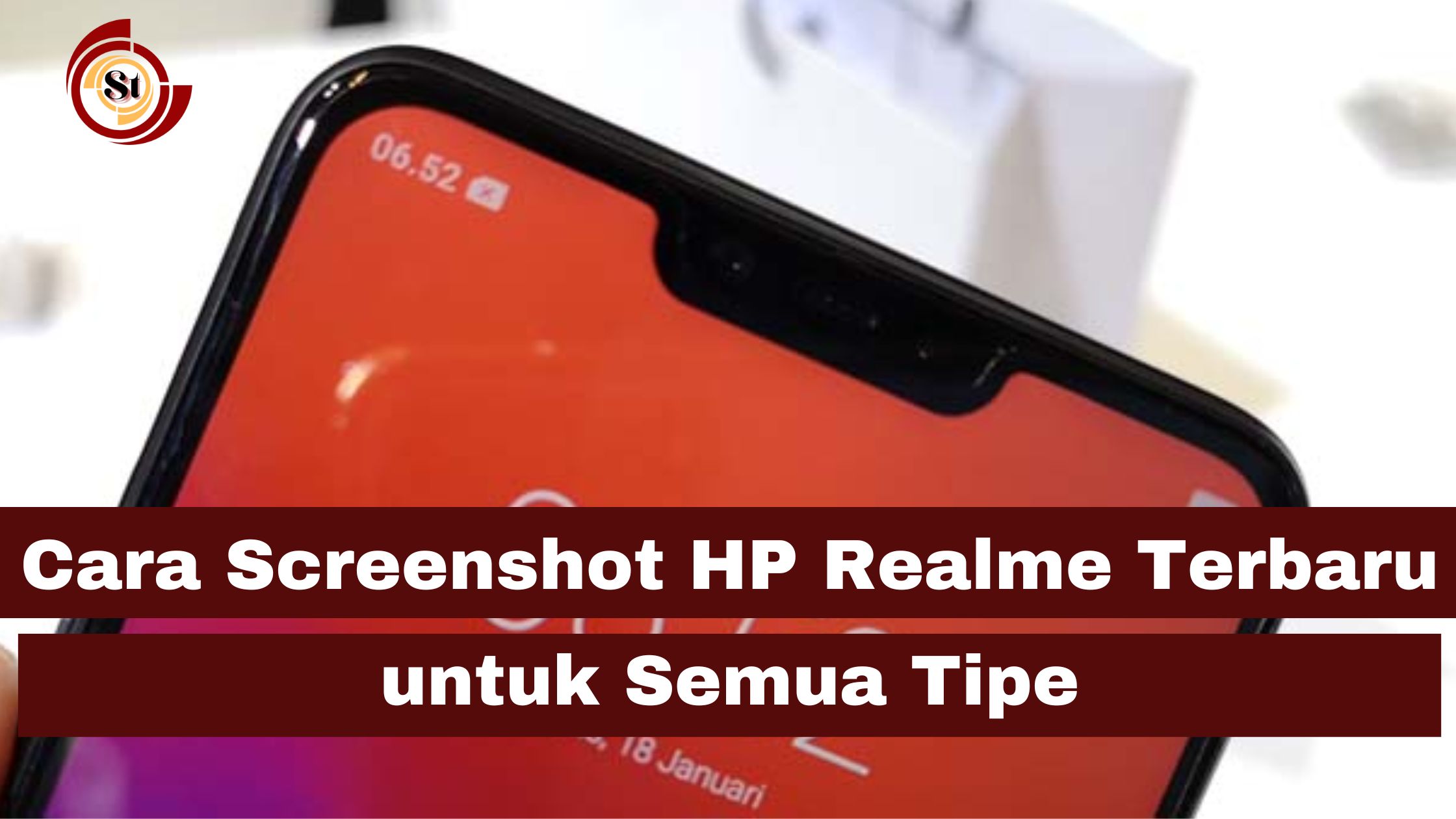 Cara Screenshot HP Realme