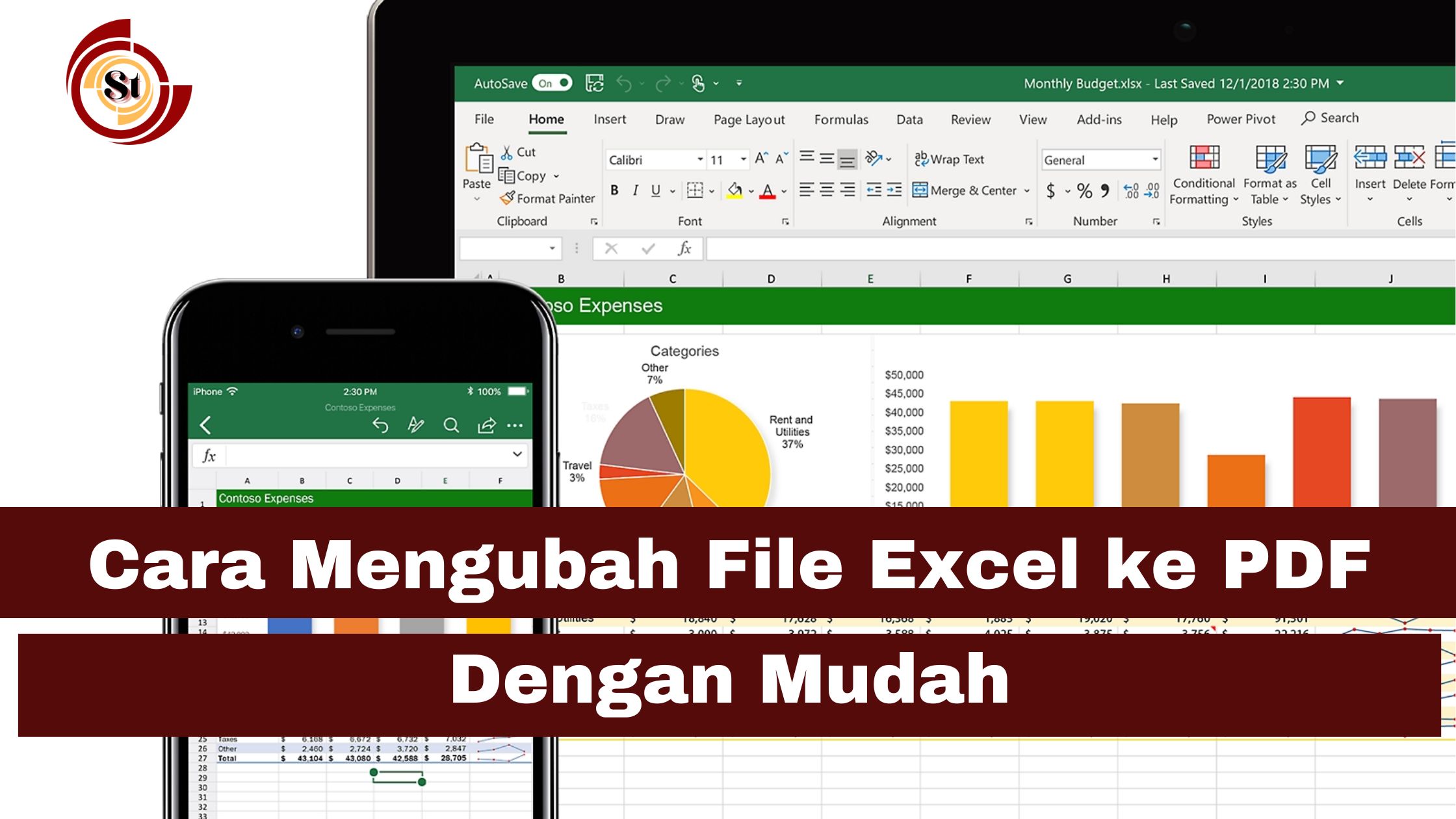 Cara Mengubah File Excel ke PDF